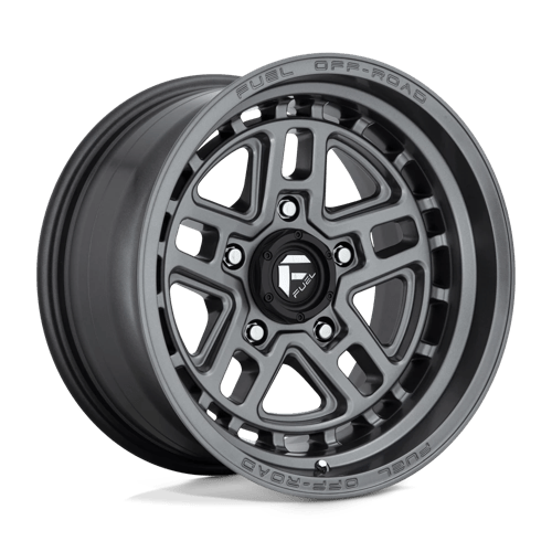 Fuel 1PC D668 NITRO MATTE GUN METAL 17X9
