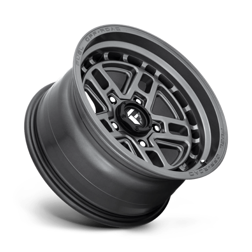 Fuel 1PC D668 NITRO MATTE GUN METAL 17X9