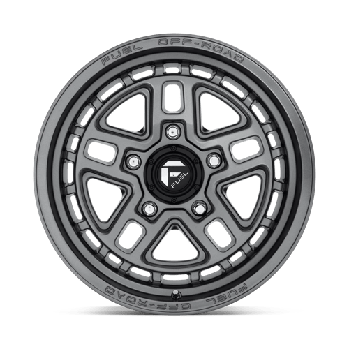 Fuel 1PC D668 NITRO MATTE GUN METAL 17X9