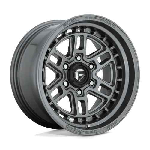 Fuel 1PC D668 NITRO MATTE GUN METAL 17X9