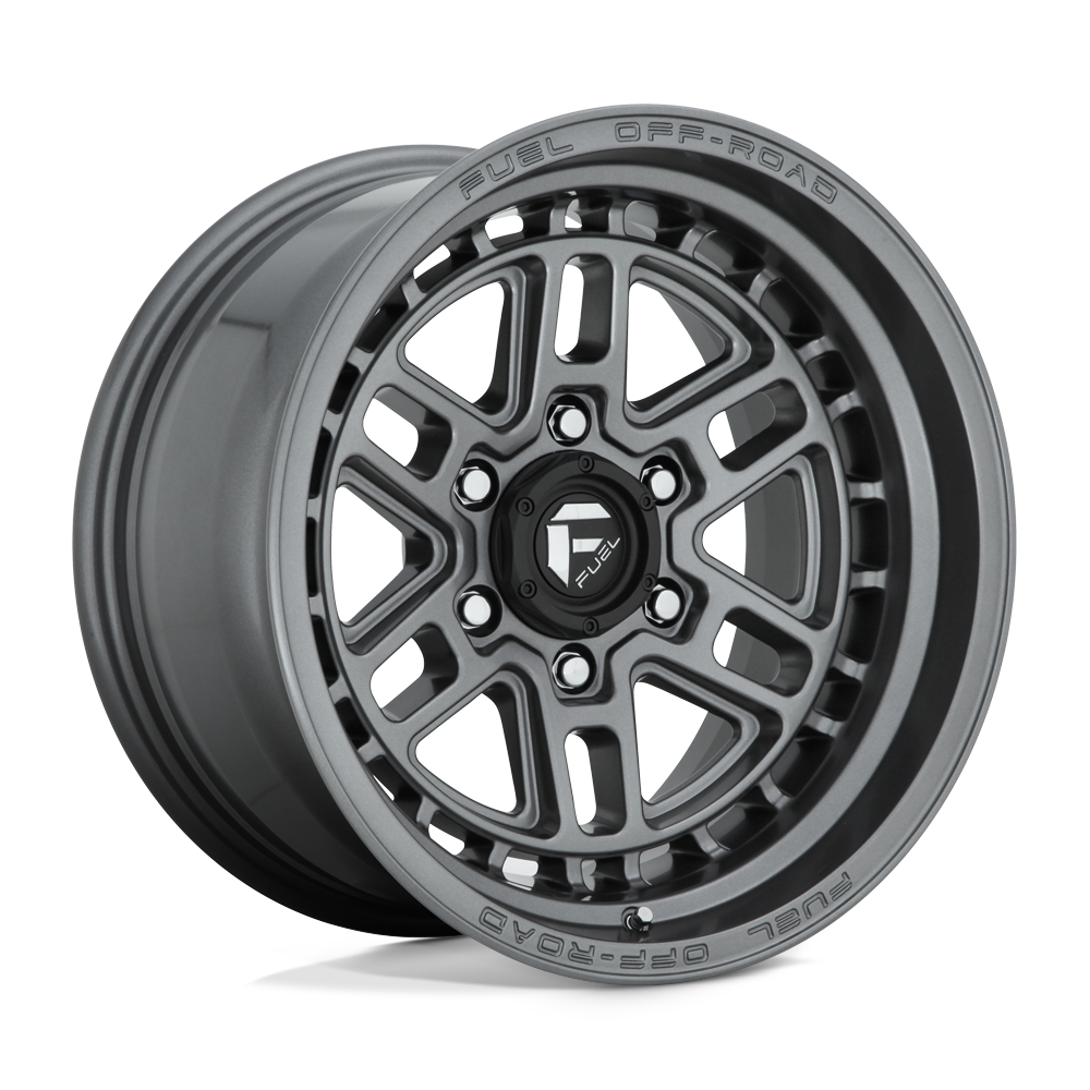 Fuel 1PC D668 NITRO MATTE GUN METAL 17X9
