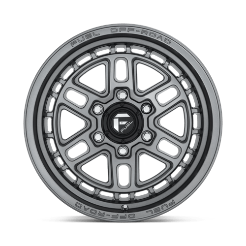 Fuel 1PC D668 NITRO MATTE GUN METAL 17X9