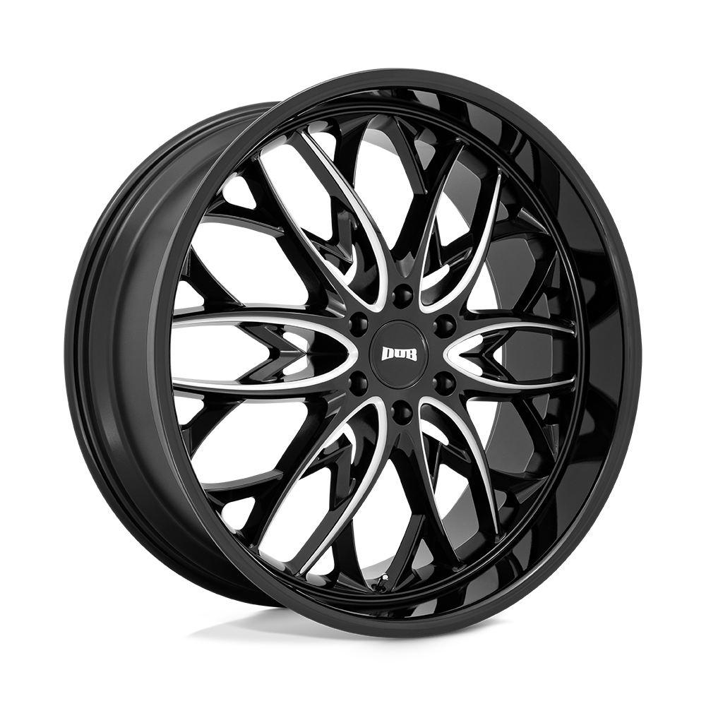 DUB 1PC S263 OG GLOSS BLACK MILLED 26X10