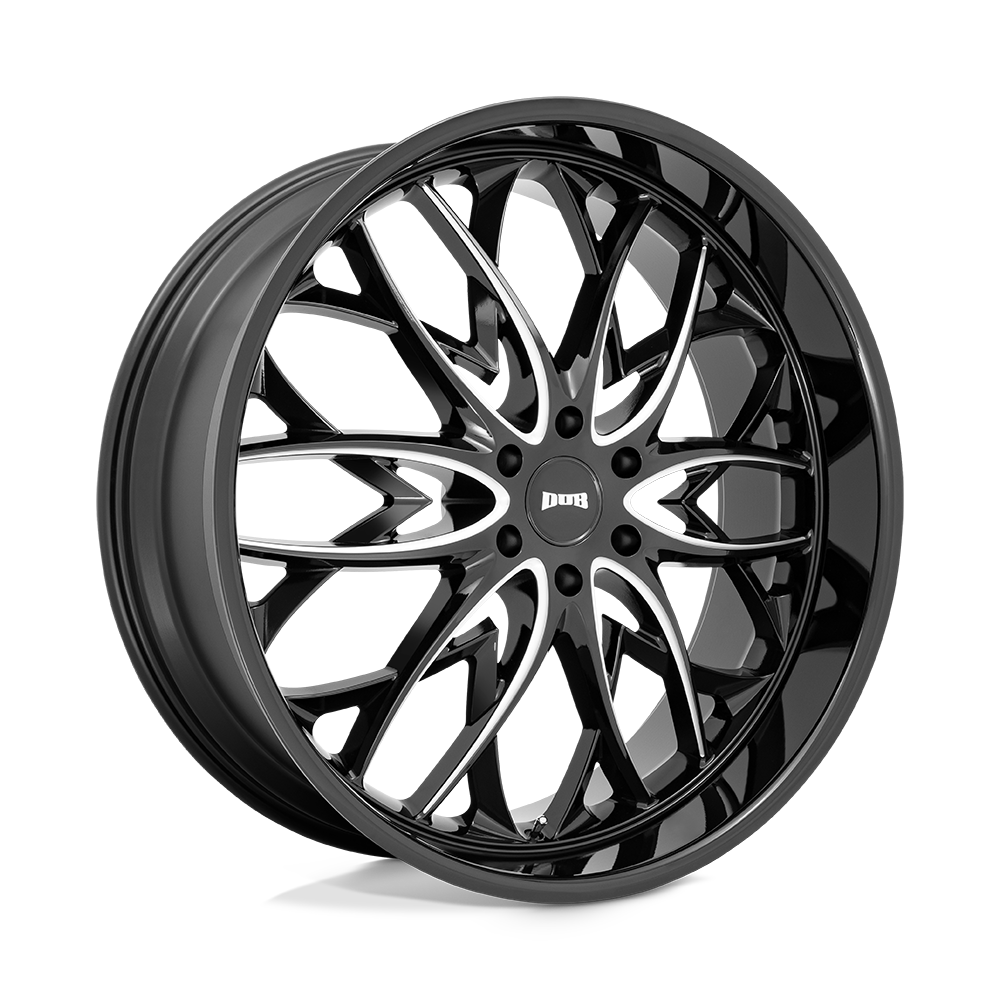 DUB 1PC S263 OG GLOSS BLACK MILLED 26X10