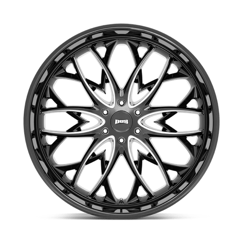 DUB 1PC S263 OG GLOSS BLACK MILLED 26X10