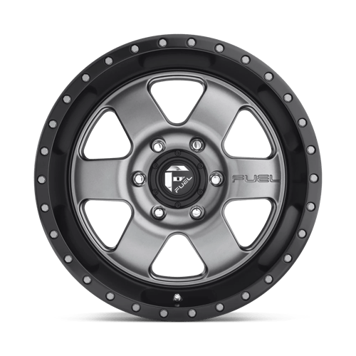 Fuel 1PC D619 PODIUM MATTE GUN METAL BLACK BEAD RING 20X9