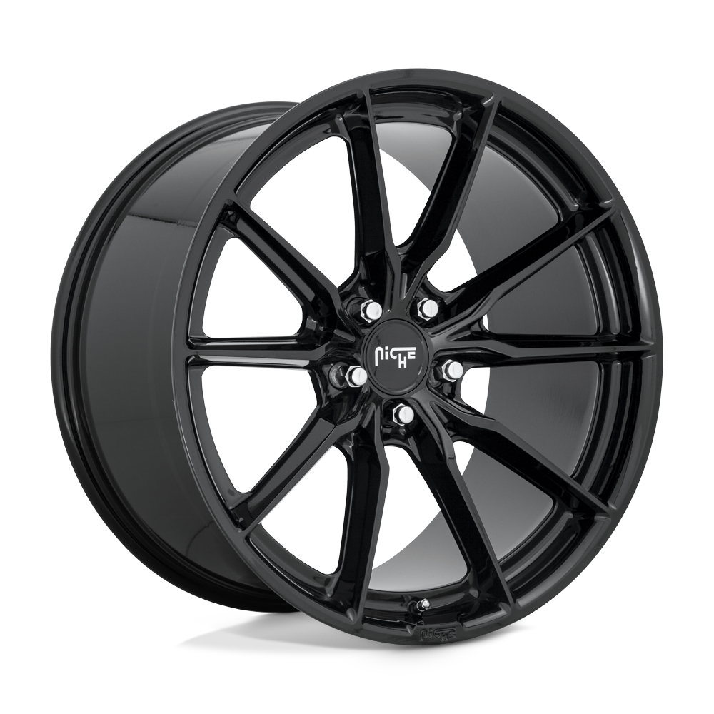 Niche 1PC M240 RAINIER GLOSS BLACK 19X9.5