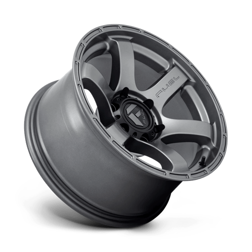 Fuel 1PC D767 RUSH MATTE GUN METAL 17X9