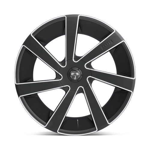 DUB 1PC S133 DIRECTA MATTE BLACK MILLED 24X10