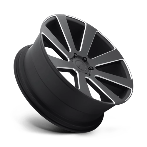 DUB 1PC S187 8-BALL MATTE BLACK MILLED 22X9.5