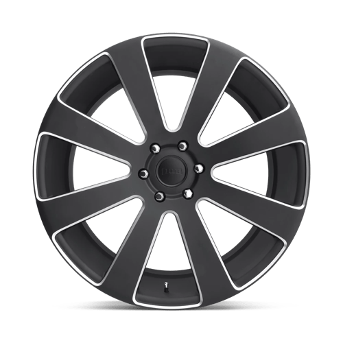DUB 1PC S187 8-BALL MATTE BLACK MILLED 22X9.5