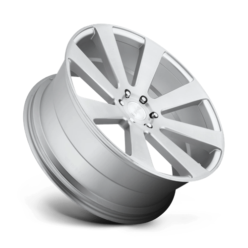 DUB 1PC S213 8-BALL GLOSS SILVER BRUSHED 24X10