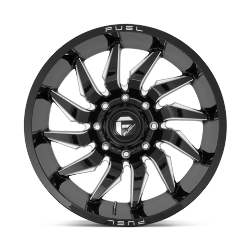 Fuel 1PC D744 SABER GLOSS BLACK MILLED 24X12