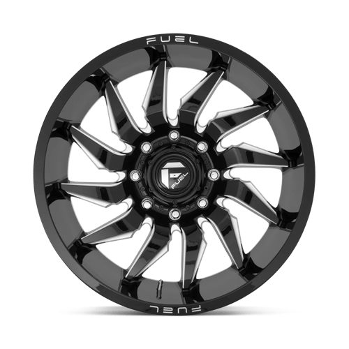 Fuel 1PC D744 SABER GLOSS BLACK MILLED 22X10