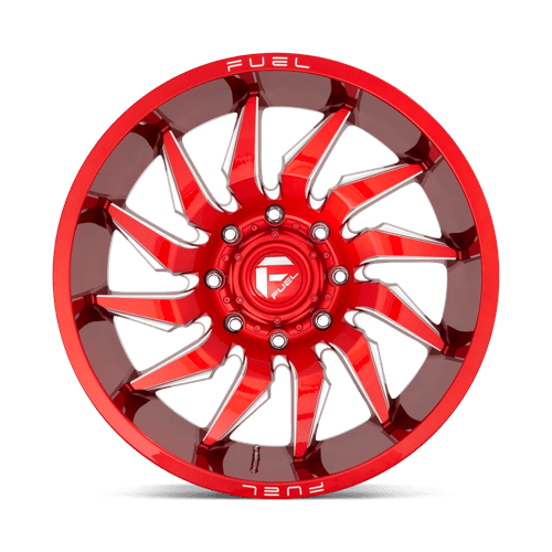 Fuel 1PC D745 SABER CANDY RED MILLED 24X12