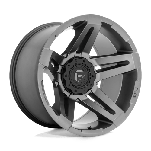 Fuel 1PC D764 SFJ MATTE GUN METAL 20X12