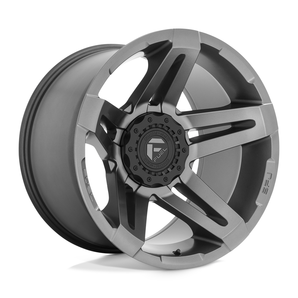Fuel 1PC D764 SFJ MATTE GUN METAL 20X12