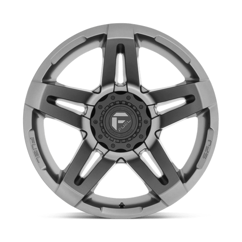Fuel 1PC D764 SFJ MATTE GUN METAL 20X12