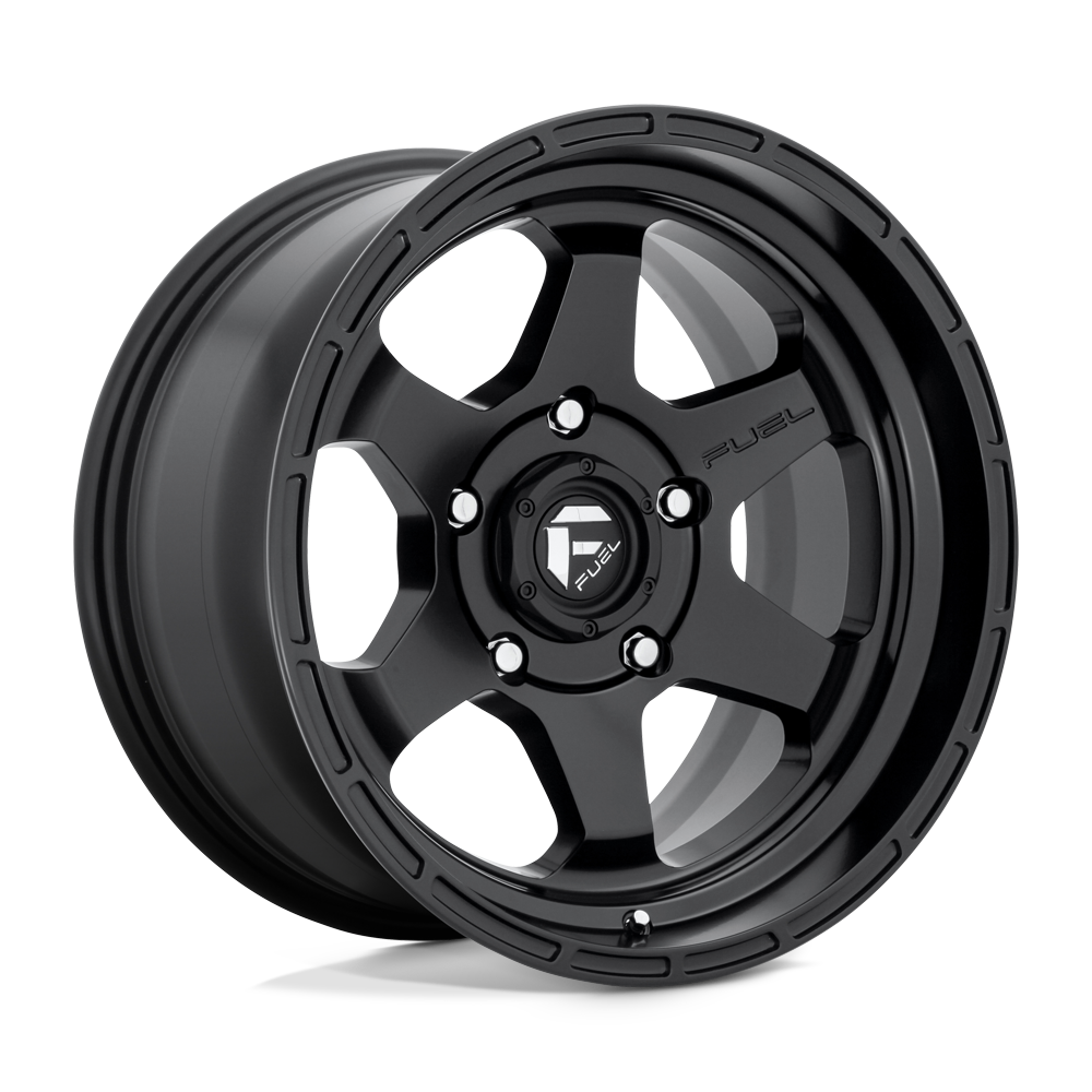 Fuel 1PC D664 SHOK MATTE BLACK 17X9