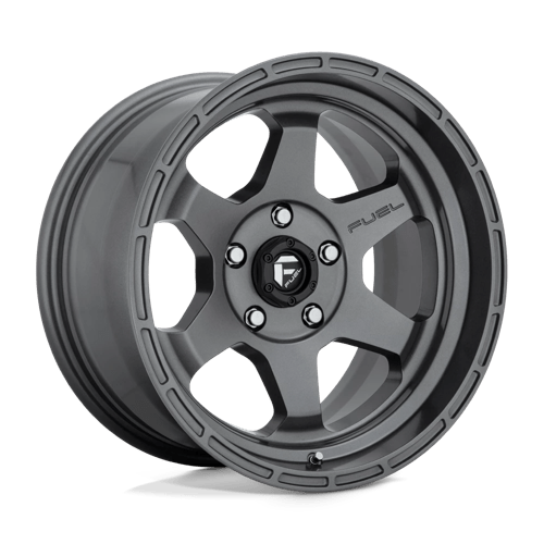 Fuel 1PC D665 SHOK MATTE ANTHRACITE 17X9