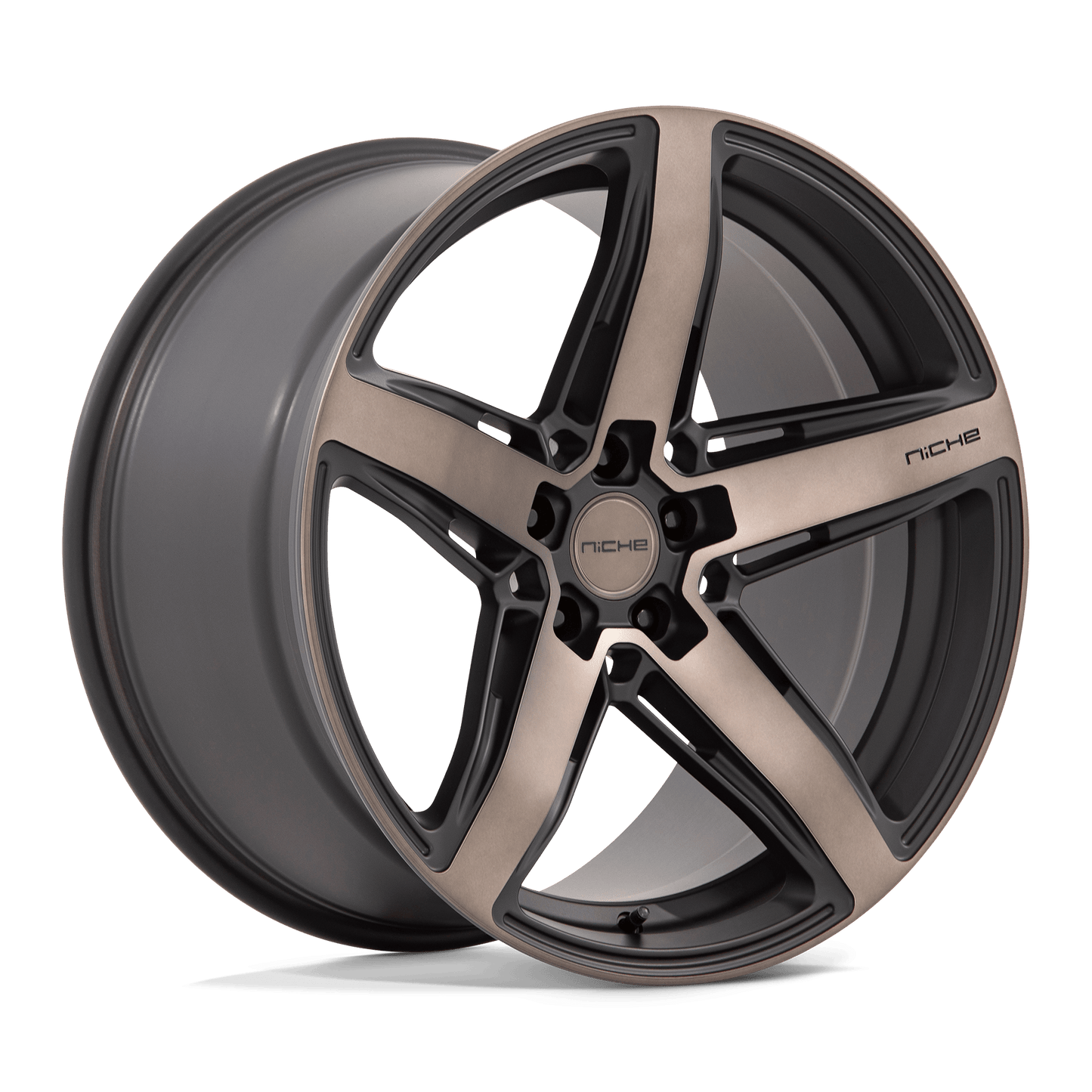 Niche 1PC M271 TERAMO MATTE BLACK WITH DOUBLE DARK TINT FACE 20X11