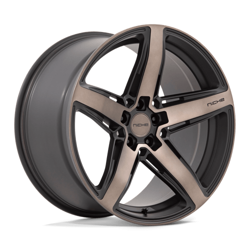 Niche 1PC M271 TERAMO MATTE BLACK WITH DOUBLE DARK TINT FACE 20X11