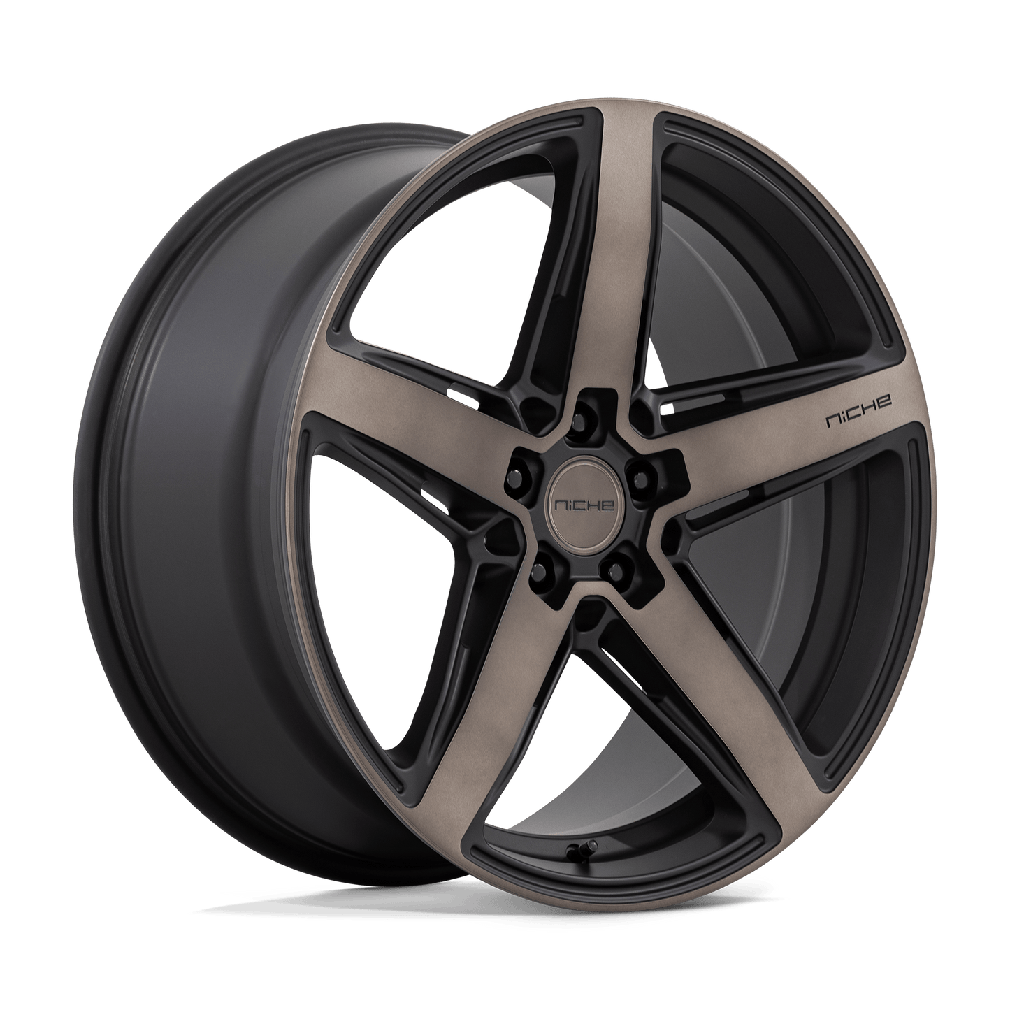 Niche 1PC M271 TERAMO MATTE BLACK WITH DOUBLE DARK TINT FACE 20X9