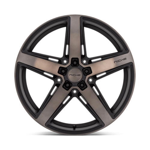 Niche 1PC M271 TERAMO MATTE BLACK WITH DOUBLE DARK TINT FACE 20X9.5