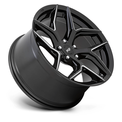 Niche 1PC M266 TORSION GLOSS BLACK MILLED 20X9