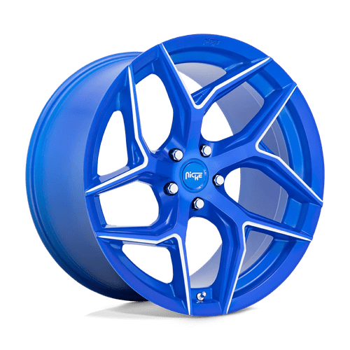 Niche 1PC M268 TORSION ANODIZED BLUE MILLED 20X10.5