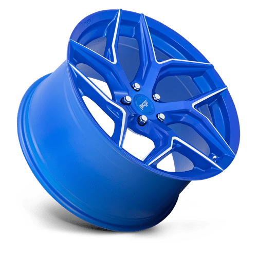 Niche 1PC M268 TORSION ANODIZED BLUE MILLED 20X10.5
