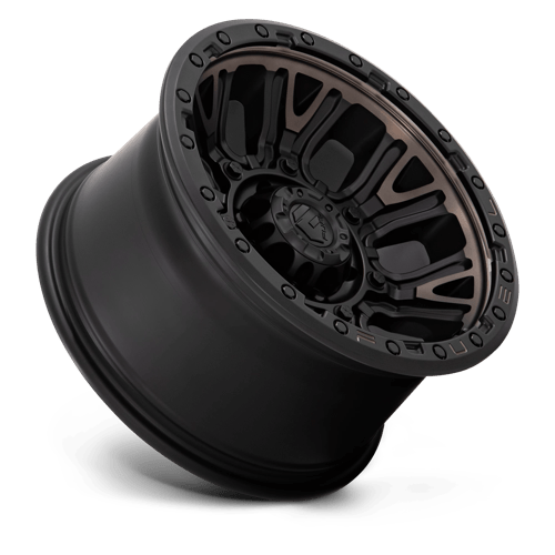 Fuel 1PC D824 TRACTION MATTE BLACK WITH DOUBLE DARK TINT 20X9