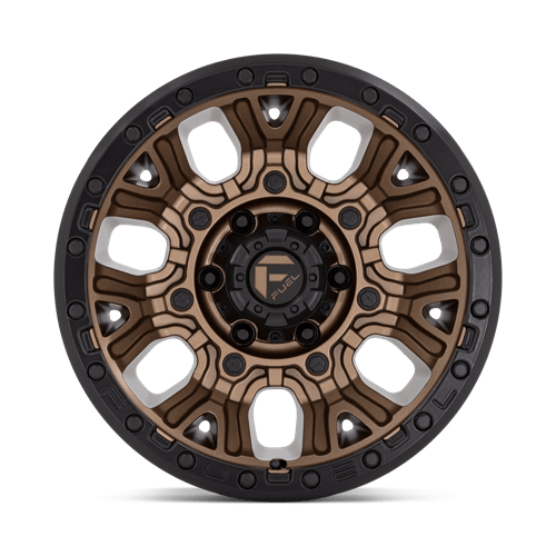 Fuel 1PC D826 TRACTION MATTE BRONZE WITH BLACK RING 20X10
