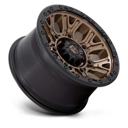 Fuel 1PC D826 TRACTION MATTE BRONZE WITH BLACK RING 17X9