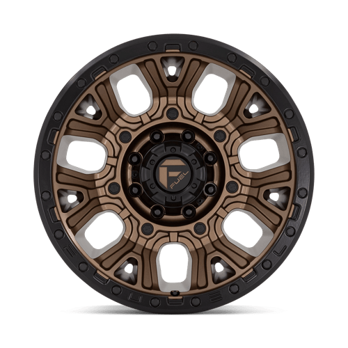 Fuel 1PC D826 TRACTION MATTE BRONZE WITH BLACK RING 20X10