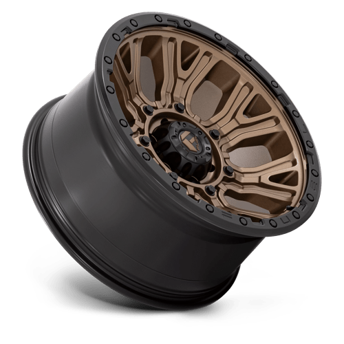 Fuel 1PC D826 TRACTION MATTE BRONZE WITH BLACK RING 20X10