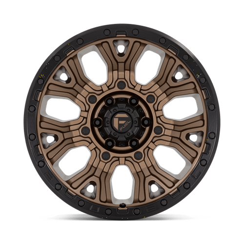 Fuel 1PC D826 TRACTION MATTE BRONZE WITH BLACK RING 20X10
