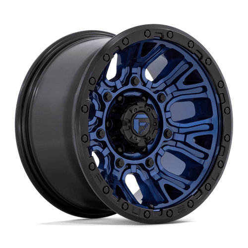 Fuel 1PC D827 TRACTION DARK BLUE WITH BLACK RING 20X10