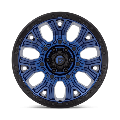Fuel 1PC D827 TRACTION DARK BLUE WITH BLACK RING 20X10