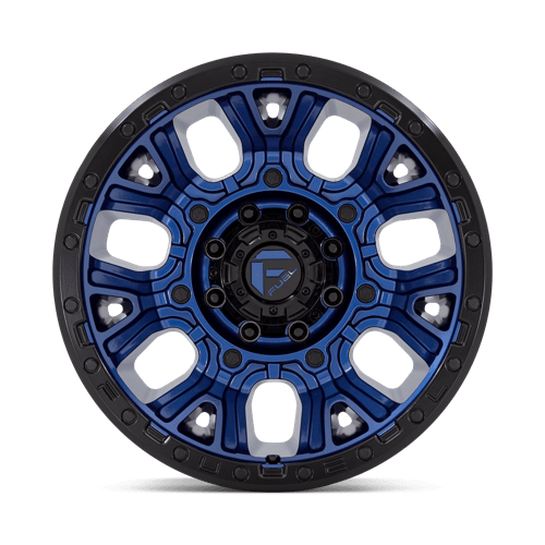Fuel 1PC D827 TRACTION DARK BLUE WITH BLACK RING 20X10