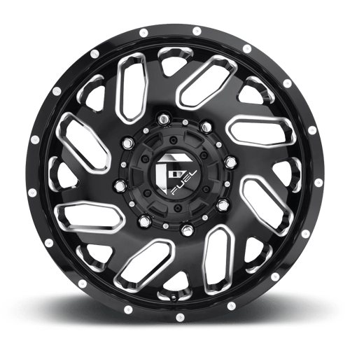 Fuel 1PC D581 TRITON GLOSS BLACK MILLED 20X8.25
