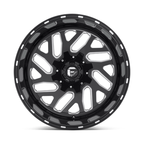 Fuel 1PC D581 TRITON GLOSS BLACK MILLED 22X12