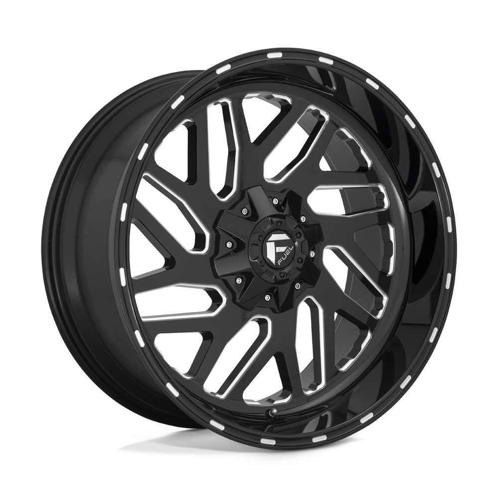 Fuel 1PC D581 TRITON GLOSS BLACK MILLED 22X10