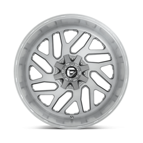 Fuel 1PC D715 TRITON PLATINUM BRUSHED GUN METAL TINTED CLEAR 22X12
