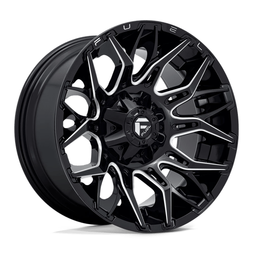 Fuel 1PC D769 TWITCH GLOSSY BLACK MILLED 20X10