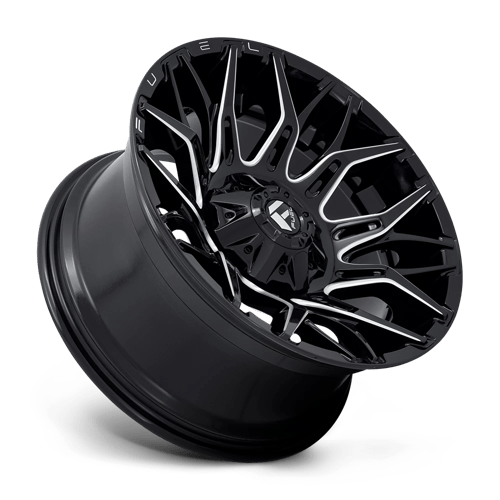 Fuel 1PC D769 TWITCH GLOSSY BLACK MILLED 20X10