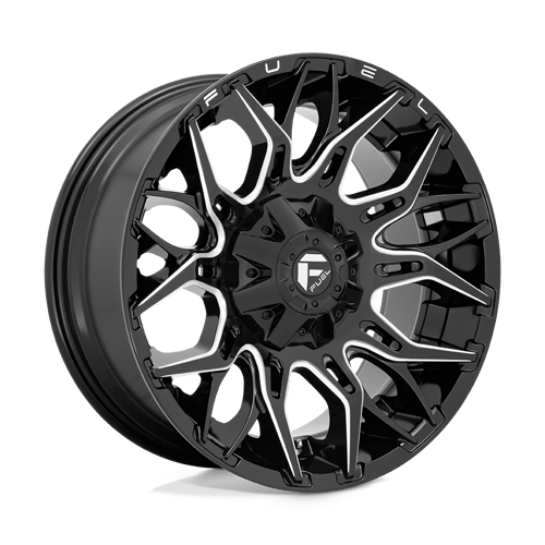 Fuel 1PC D769 TWITCH GLOSSY BLACK MILLED 20X10