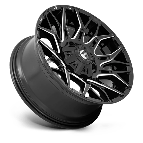 Fuel 1PC D769 TWITCH GLOSSY BLACK MILLED 20X10