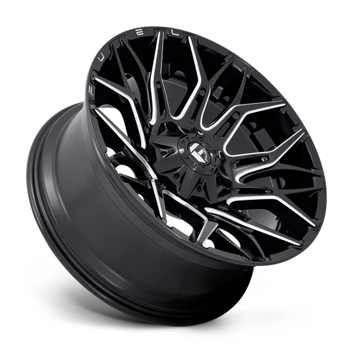Fuel 1PC D769 TWITCH GLOSSY BLACK MILLED 22X10