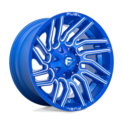 Fuel 1PC D774 TYPHOON ANODIZED BLUE MILLED 20X10